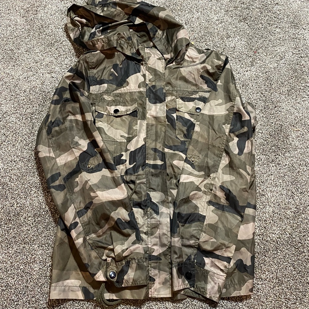 Camo Windbreaker